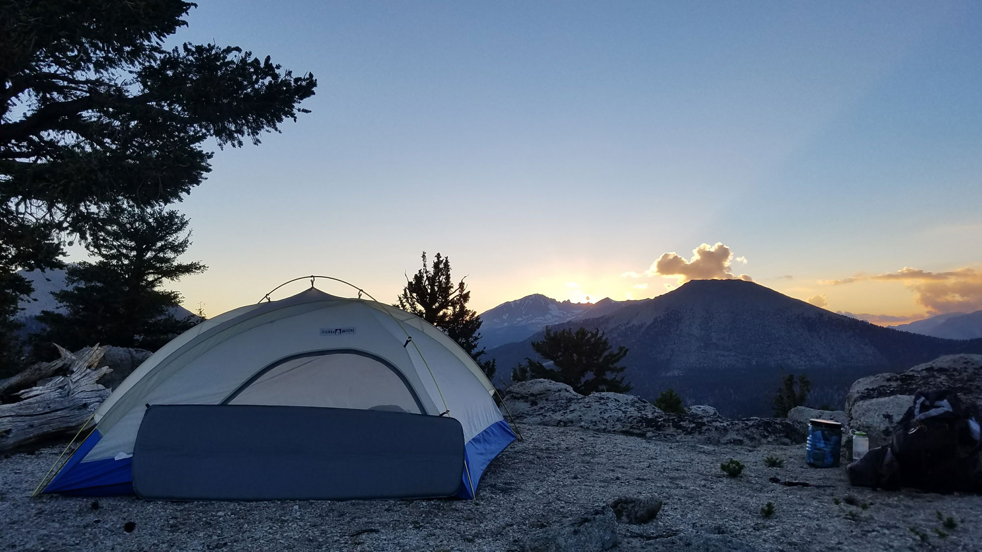 Campsite for first night